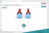 Digitus DK-1512-020/R RJ45 Netwerkkabel, patchkabel CAT 5e U/UTP 2.00 m Rood Verdraaide paren 1 stuk(s) - thumbnail