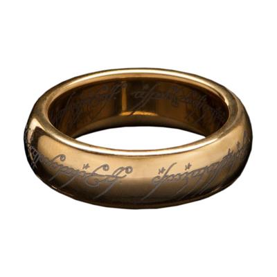 Lord of the Rings Tungsten Ring The One Ring (gold plated) Size 12 Lord of the Rings Tungsten Ring The One Ring (gold plated) Size 12