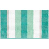 Cawö Cawo Noblesse Stripes Badlaken 80x150 smaragd - thumbnail