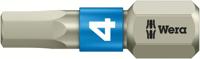 Wera 3840/1 TS Bits Zeskant, RVS, Hex-Plus, 4.0 x 25 mm - 1 stuk(s) - 05071074001 - thumbnail