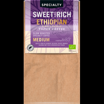 Cornelissen Coffeeroasters Sweet & Rich Ethiopian Medium Roast Filter Koffie 250 g bij Jumbo