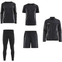 Craft 1907593 Rush Zip Tights M - Black - XXL - thumbnail