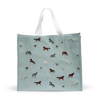 Wilgen Boerderij Paarden Duurzame Shopper Tas - thumbnail