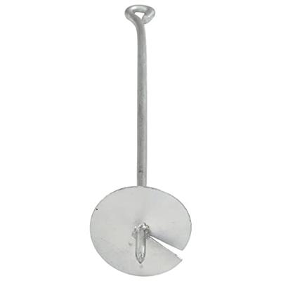 VidaXL Grondankers 4 st 10x60 cm gegalvaniseerd metaal VidaXL Grondankers 4 st 10x60 cm gegalvaniseerd metaal