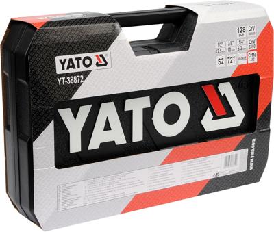 Yato YT-38872 mechanische gereedschapsset 128 stuks gereedschap