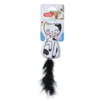 ZOLUX Chatouille Cat with feathers and catnip - speelgoed voor katten - 13cm - thumbnail
