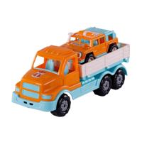 Cavallino xl torpedo vrachtwagen met survival jeep oranje, 44,5cm - thumbnail