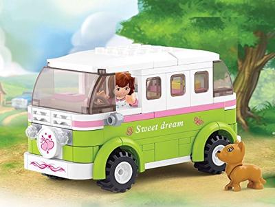 Sluban Camper (Girl's Dream) bouwstenen set (M38-B0523) Sluban Camper (Girl's Dream) bouwstenen set (M38-B0523)