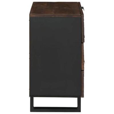 Nachtkastje Walnotenhout 50 x 33 x 60 cm massief mangohout