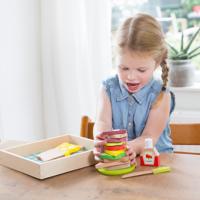 New Classic Toys houten sandwich set - thumbnail