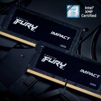 Kingston FURY Impact Werkgeheugenmodule voor laptop DDR5 32 GB 1 x 32 GB Non-ECC 5600 MHz 262-pins SO-DIMM CL40 KF556S40IB-32 - thumbnail