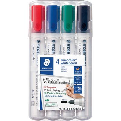 Whiteboardmarker staedtler lumo 351 4st ass | 5 stuks