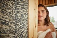 Livingwalls My Home My Spa grijs behang | 386971 - thumbnail