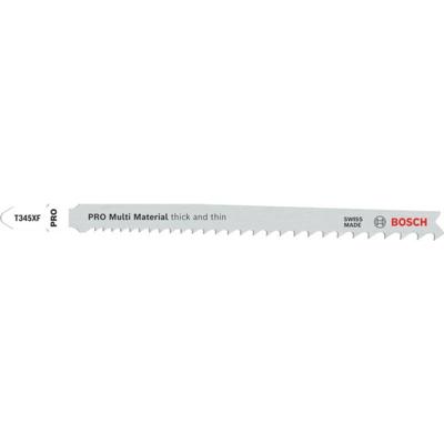 Bosch Accessories 2608655101 PRO Multi Material thick and thin T345XF Decoupeerzaagblad, 132 mm, 2-delig 2 stuk(s)