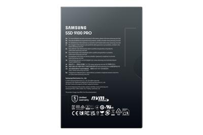Samsung MZ-VAP4T0BW 9100 PRO PCIe® 5.0 NVMe™ M.2 SSD - 4 TB, 4 TB, M.2, 14800 MB/s - thumbnail