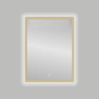 Badkamerspiegel Best Design Nancy Isola LED Verlichting 60x80 cm Mat Goud - thumbnail