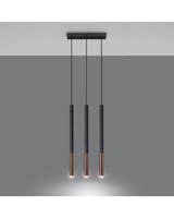 Bussandri Hanglamp modern - Metaal - Zwart - thumbnail