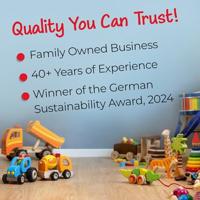 Goki houten tractor - thumbnail