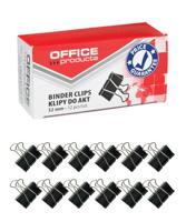 OFFICE products foldbackclip, zwart, 32 mm, doosje van 12 stuks - thumbnail
