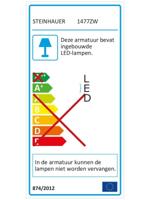 Steinhauer Design vloerlampZenith Led zwart - 1477ZW - thumbnail