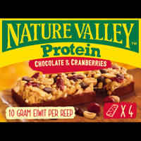Nature Valley Protein Chocolate & Cranberries 4 x 40 g bij Jumbo - thumbnail