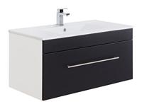 Wastafelkast Ivar Zwart L - thumbnail