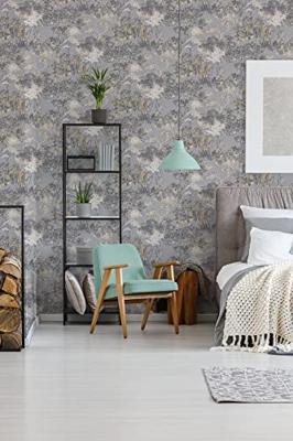 Architects Paper AP Arcade - Grijs - Planten Behang - 391734