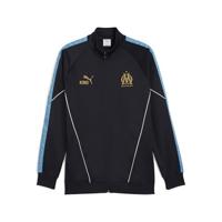 PUMA Olympique Marseille Pre-Match KING Anthem Trainingsjack 2025-2026 Donkerblauw Lichtblauw - thumbnail