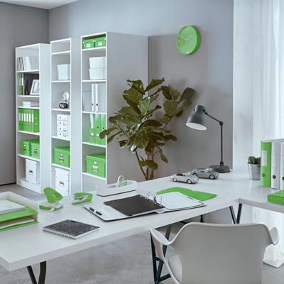Leitz WOW elastomap met 3 kleppen, uit PP, ft A4, groen