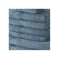 Set van 4 TODAY badhanddoeken 30x50 + 4 badhanddoeken 50x90 + 2 badlakens 70x130 cm 100% Katoen - Pauw - thumbnail