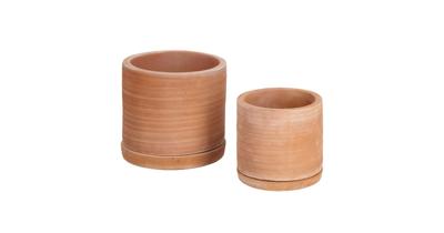 Kave Home Pot 'Karlina' set van 2 stuks