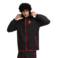 PUMA AC Milan Pumatech Trainingsjack Woven 2025-2026 Zwart Rood - thumbnail