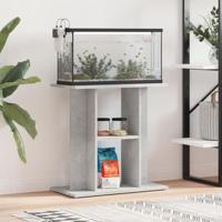 VidaXL Aquariumstandaard betongrijs 60x30x60 cm bewerkt hout - thumbnail