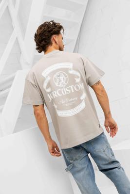 Jorcustom Ribbon Loose Fit T-Shirt Heren Grijs - Maat XL - Kleur: Grijs | Soccerfanshop