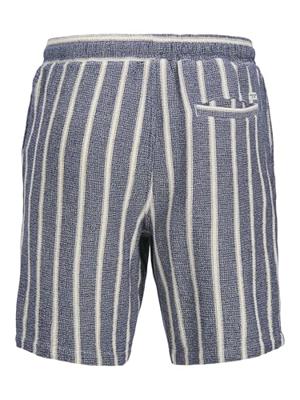 Jack - Jones Jpstjaiden Coba Stripe Jog Short Srt Sn Korte Broeken Ocean Cavern