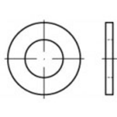 Onderlegring 13 Titanium 1 stuk(s) TOOLCRAFT 125T013,0 TO-6606666