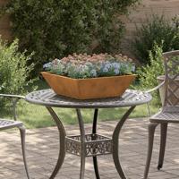 VidaXL Tuin bloempot 5 pcs roestig 50 x 50 x 15 cm cortenstaal - thumbnail