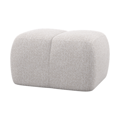 Woood Mojo poef bouclé Ecru Melange