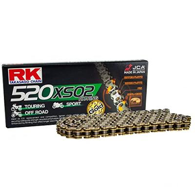 RK Chain 520 xso2 106 n gold/gold open
