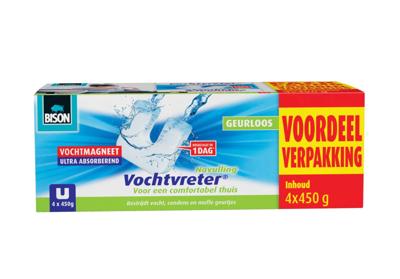 Bison Vochtvreter Magneet Navulling 3+1 Gratis