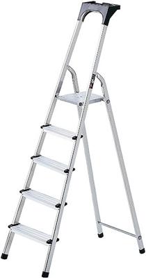 Brennenstuhl 1401280 Aluminium huishoudladder met gereedschapsbak | 8 treden | Tweede Kans