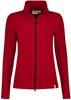 Hakro 246 Women´s fleece jacket ECO - Red - XL - thumbnail