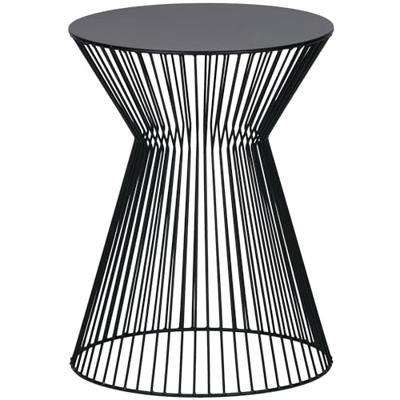 WOOOD Bijzettafel 'Suus' 35cm, kleur Zwart - thumbnail