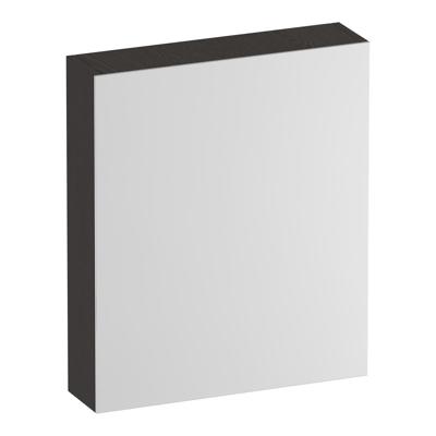 Brauer Impress Spiegelkast 60 cm - zonder Verlichting - Met 1 Rechtsdraaiende Dubbelzijdige Spiegeldeur - Timber Anthracite