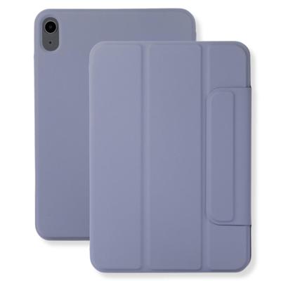Lunso iPad 11 inch (2025) A16 - Tri-Fold Bookcase hoes - Paars