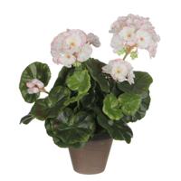 Decoratieve plant Mica Decorations PVC Geranium (11,5 x 33 cm) - thumbnail