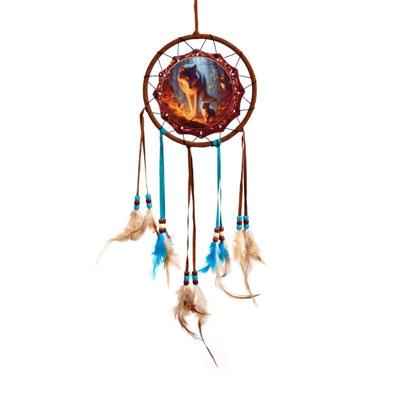 Feeën Droom Wolf & Welp Dromenvanger 16cm