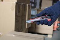 WEDO 78418 Wedo Profi-Cutter, AUTO-LOAD , 18 mm - nr. 78418 zwart/rood 1 stuk(s) - thumbnail