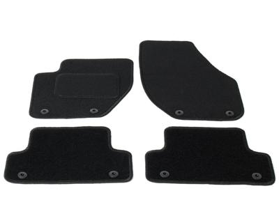 Automatten op maat - zwart stof - Volvo V40 2012-2019