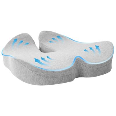 VidaXL Hoofdkussen met kussen lichtgrijs 50 x 43 x 10 cm katoen